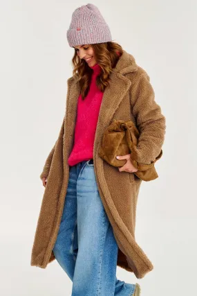 Sandy Cloud Teddy Coat