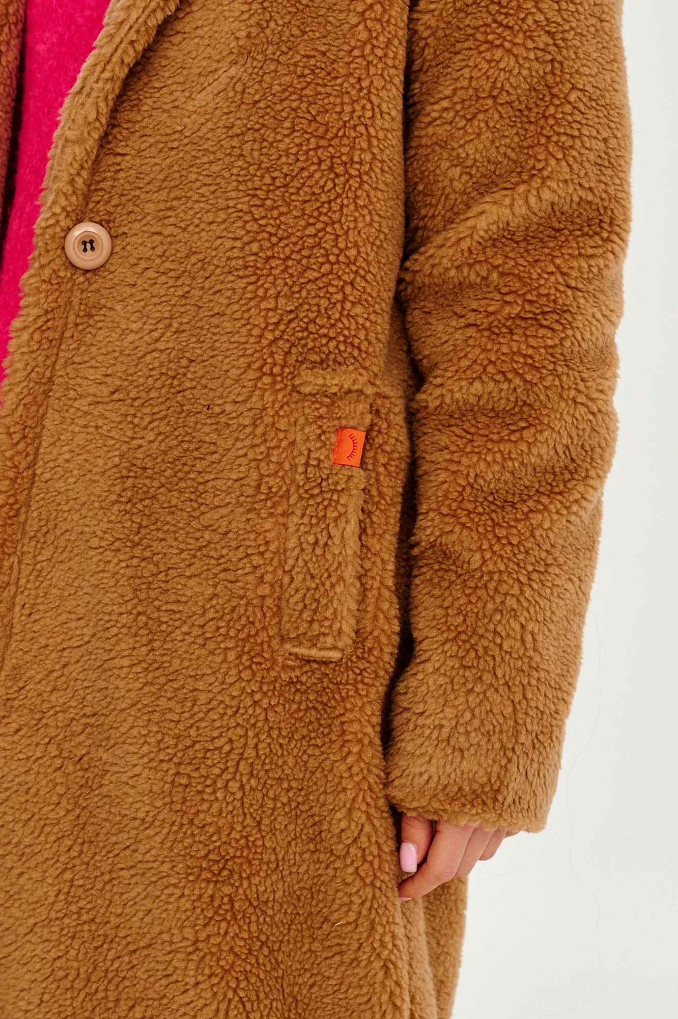 Sandy Cloud Teddy Coat