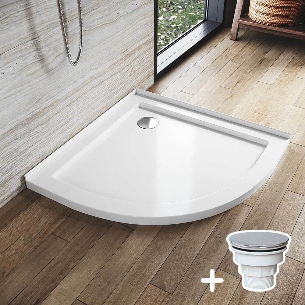 Shower Enclosure Base Tray Solid Curved