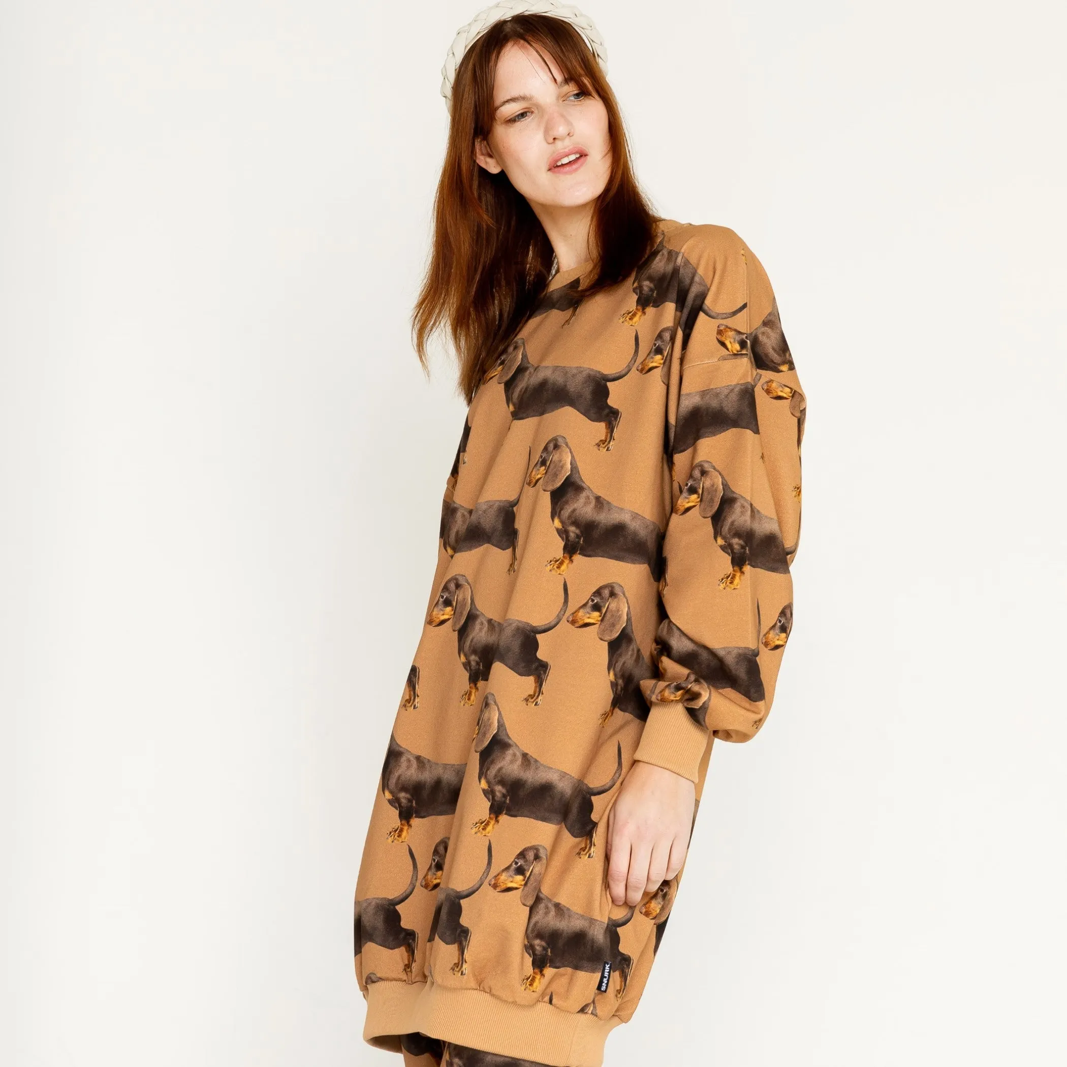 SNURK James Brown Sweater Dress Ladies