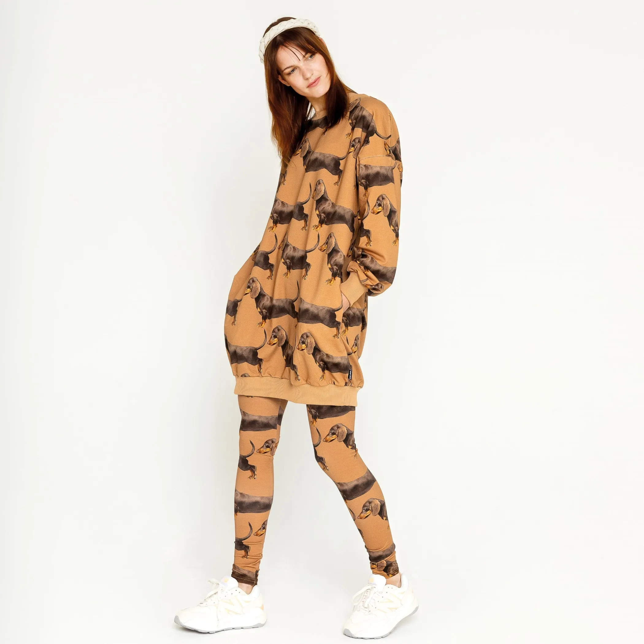 SNURK James Brown Sweater Dress Ladies