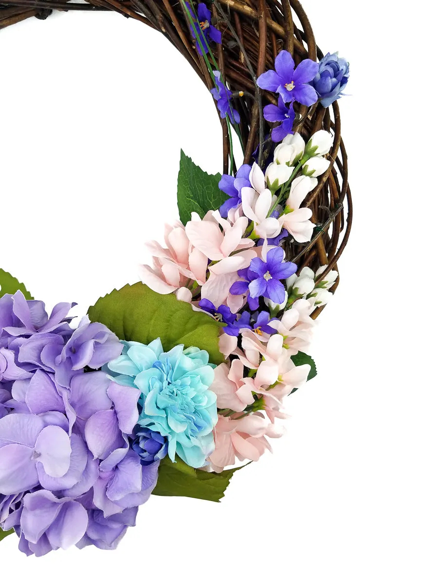 Spring Floral Grapevine