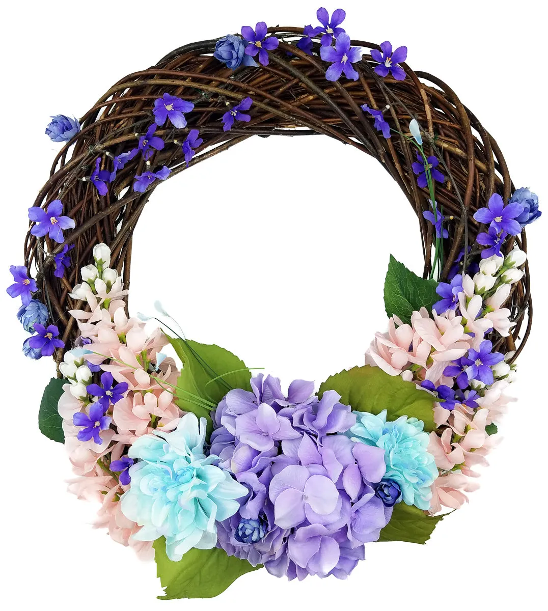 Spring Floral Grapevine