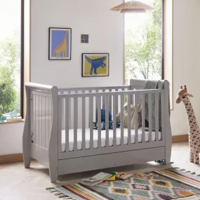 Stella Drop Side Cot Bed - Grey