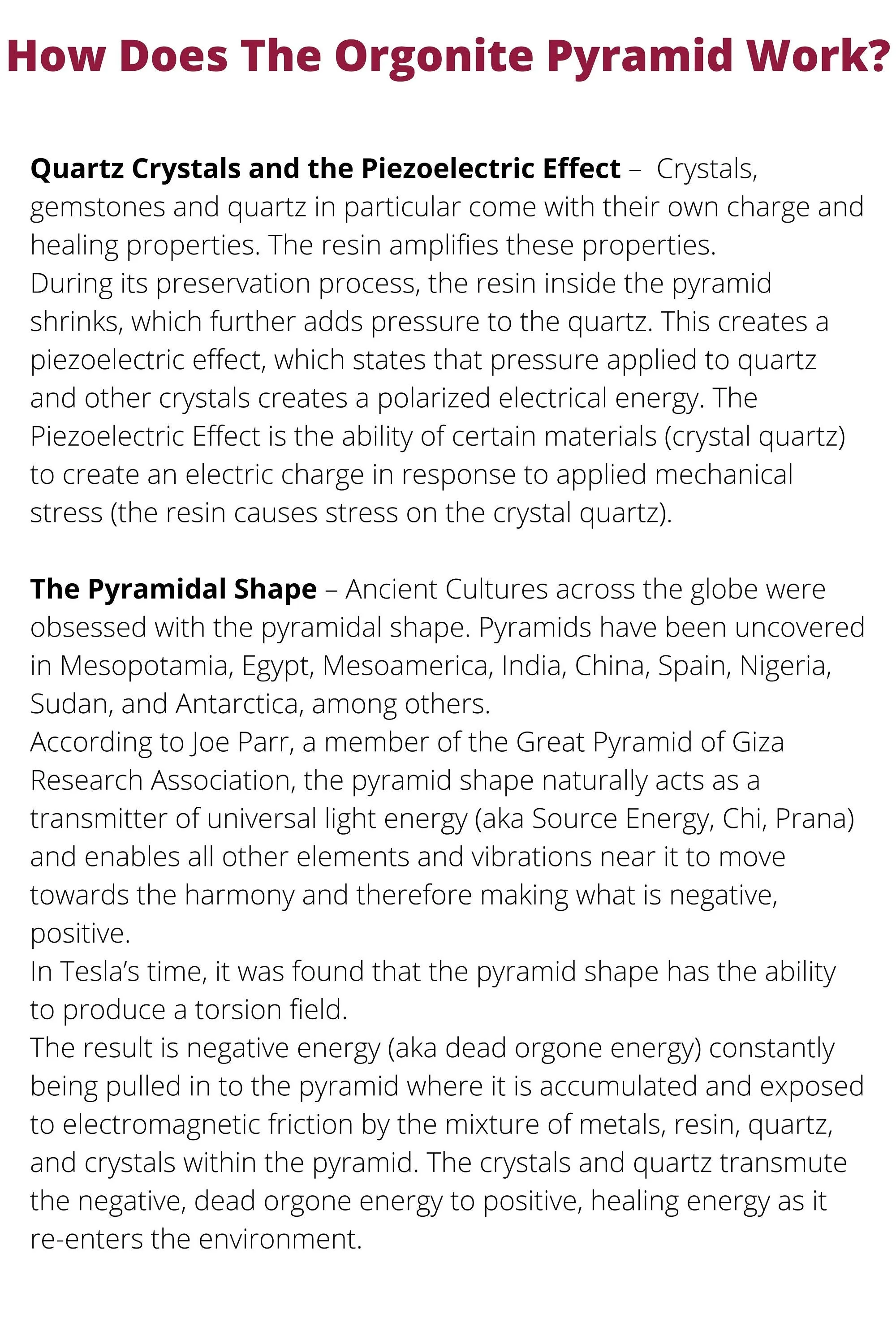 Success Willpower Confidence Crystal Orgone Pyramid EMF | Law of Attraction Manifestation | Money Magnet Energy Generator Wealth Crystals
