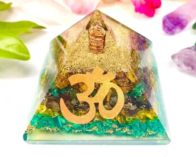 Success Willpower Confidence Crystal Orgone Pyramid EMF | Law of Attraction Manifestation | Money Magnet Energy Generator Wealth Crystals