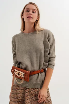 Sweater In Sage Green