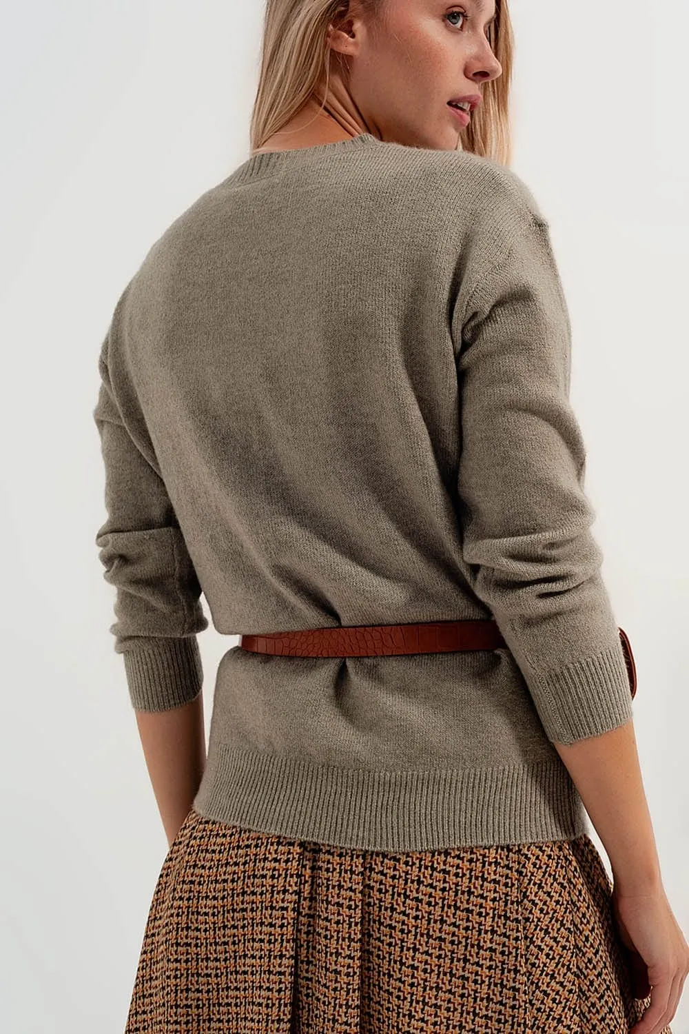 Sweater In Sage Green