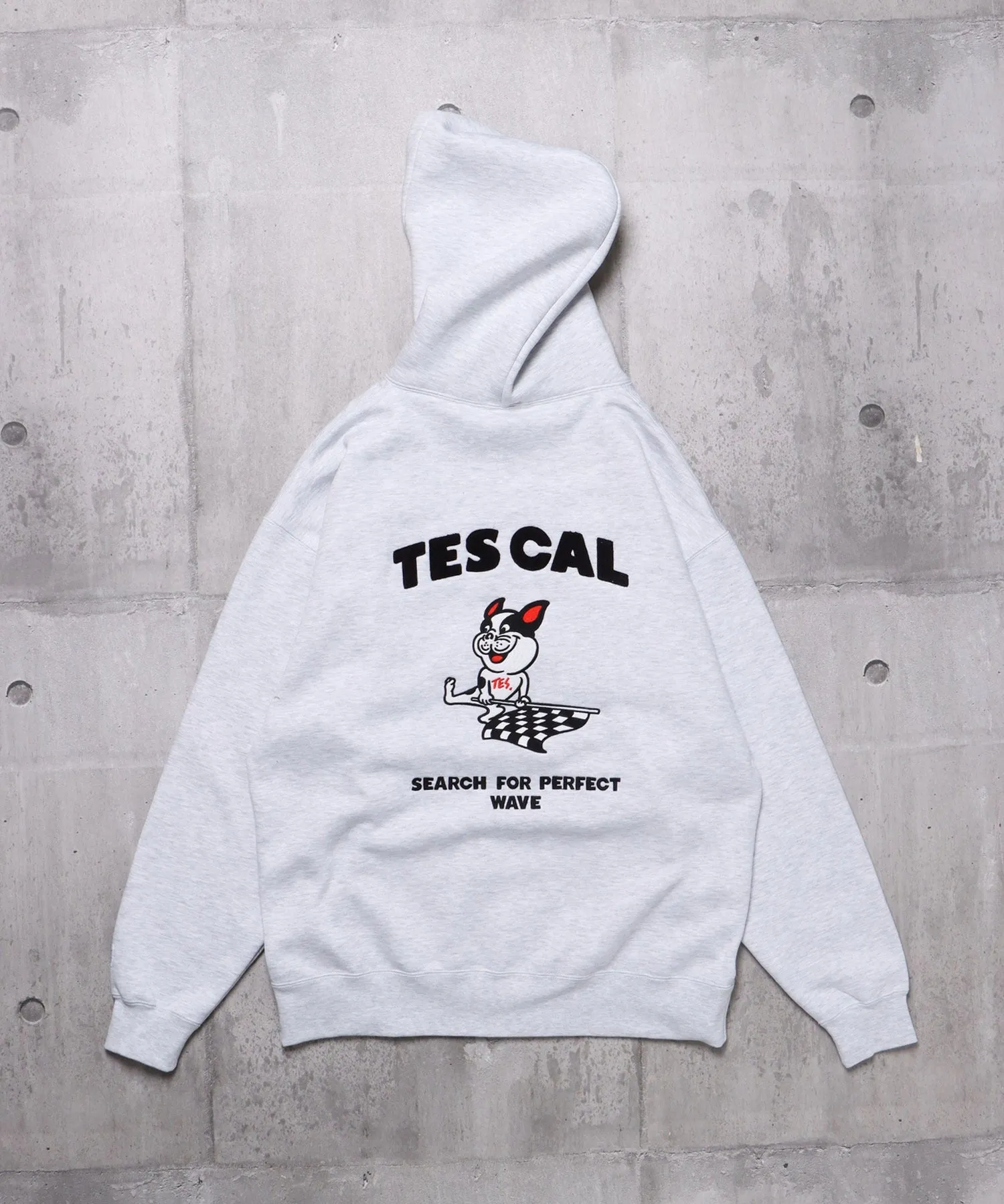 TES BUHI BOY EMB BIG SWEAT PARKA / スウェットパーカー