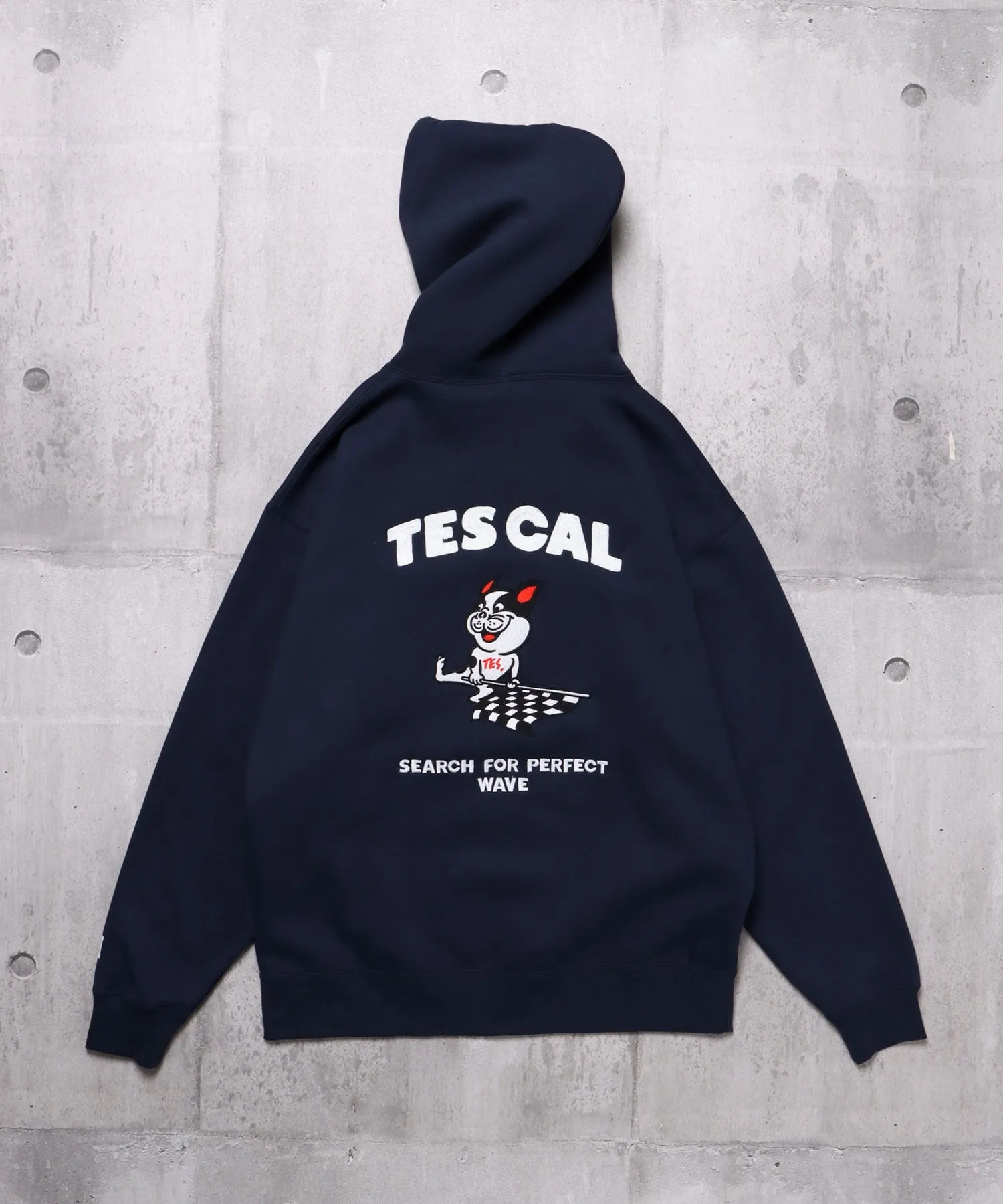 TES BUHI BOY EMB BIG SWEAT PARKA / スウェットパーカー