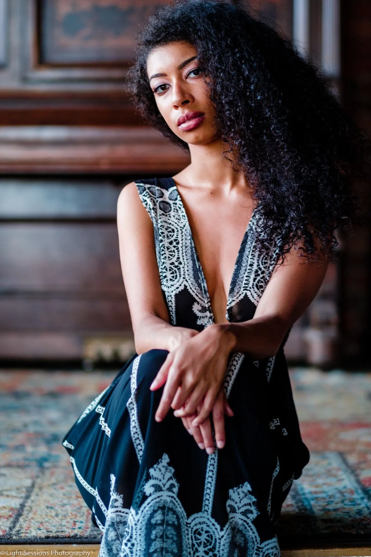 The Boho black dress
