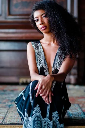 The Boho black dress