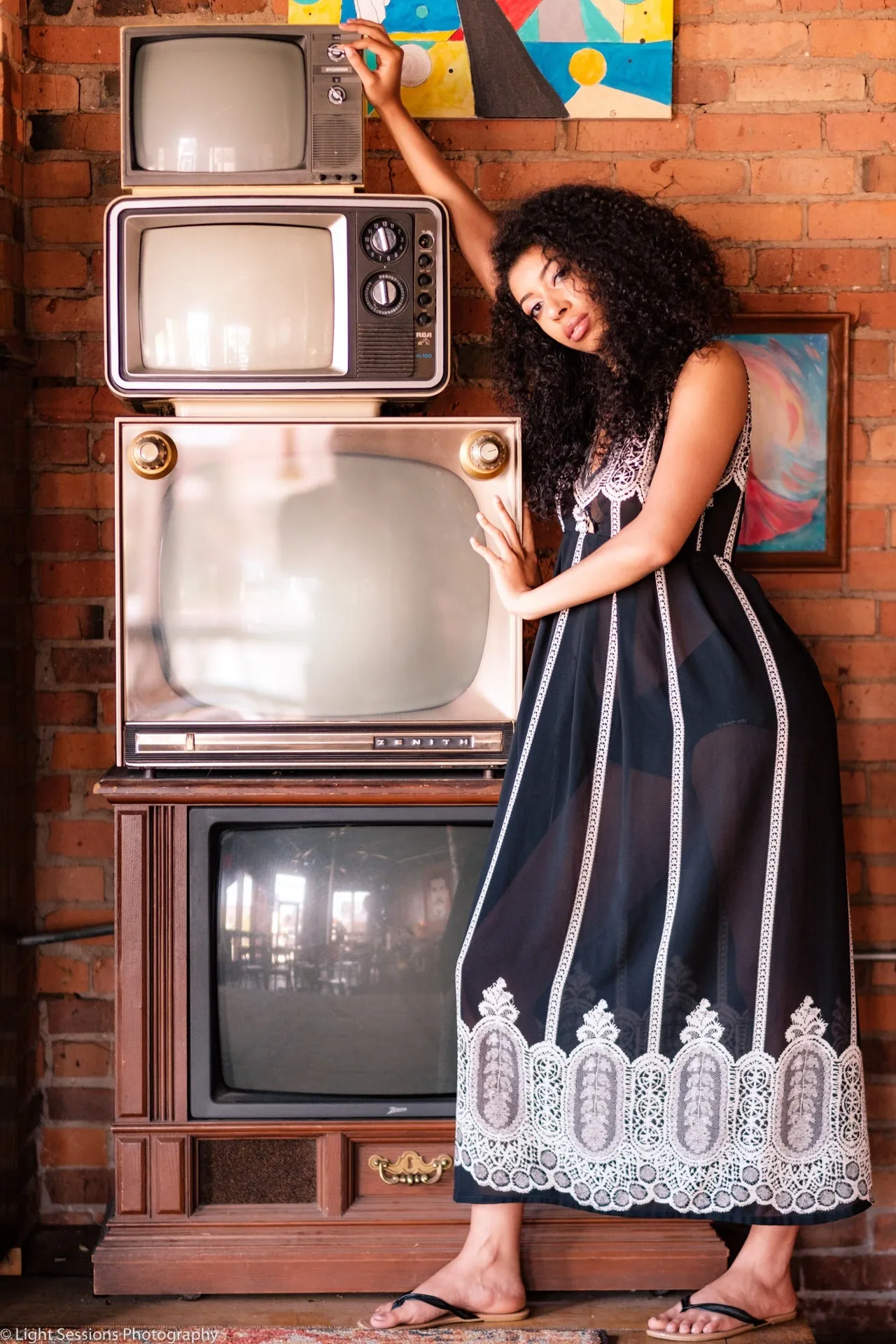 The Boho black dress