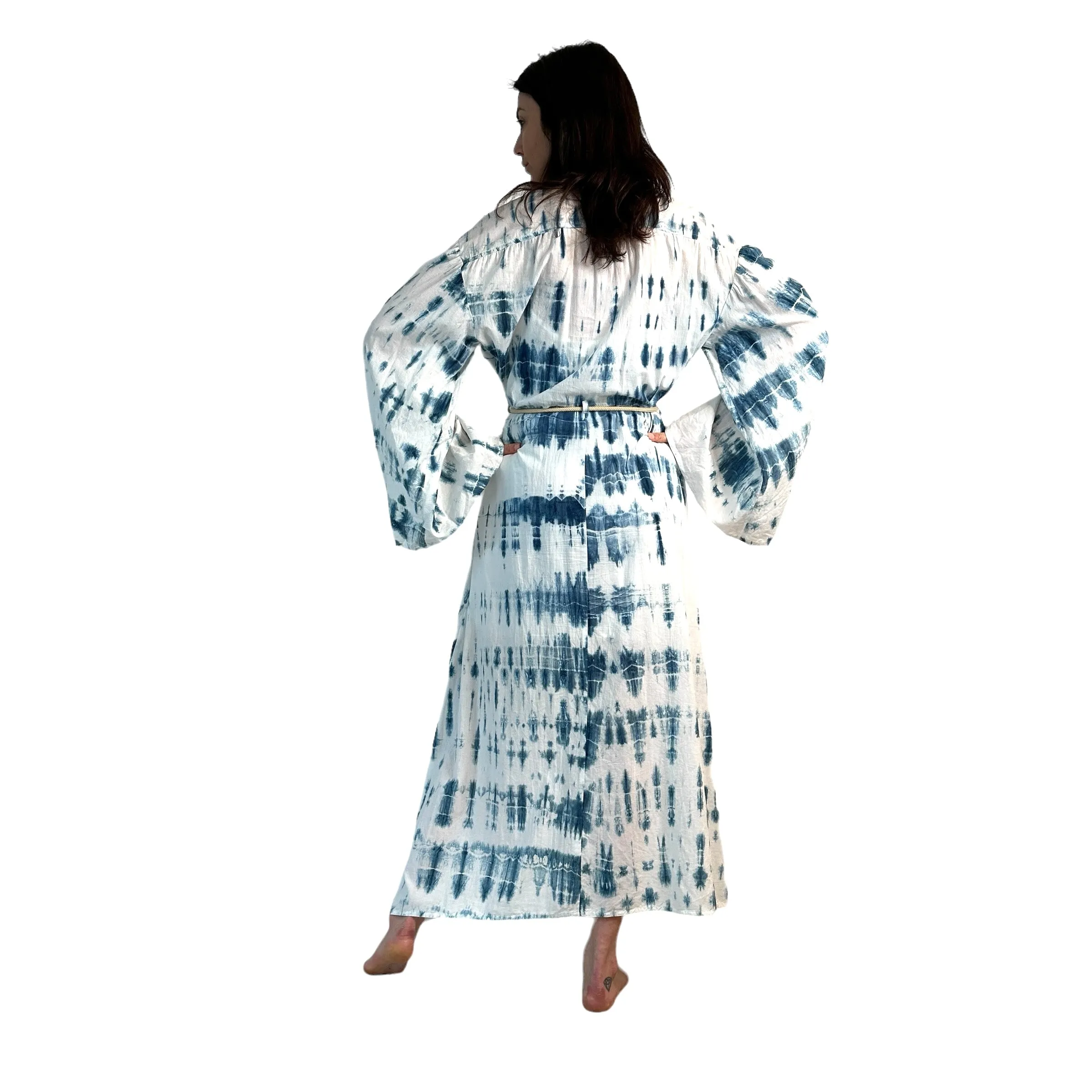 Tie-Dye Cotton Dress - S