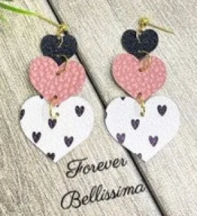 Triple Heart Earings - #3246