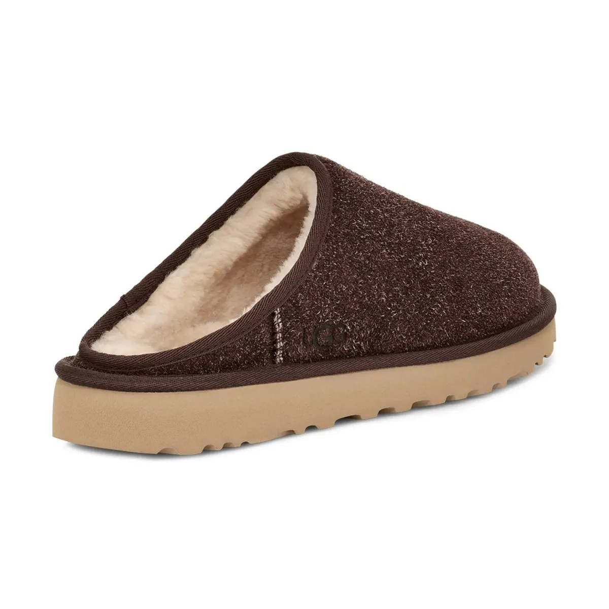 UGG Men's Classic Slip-On Shaggy Dark Gray Suede