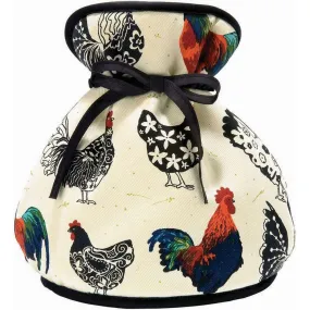 Ulster Weavers Muff Tea Cosy - Rooster (100% Cotton Outer; 100% Polyester wadding; CE marked, Orange, 6 Cup Teapot)