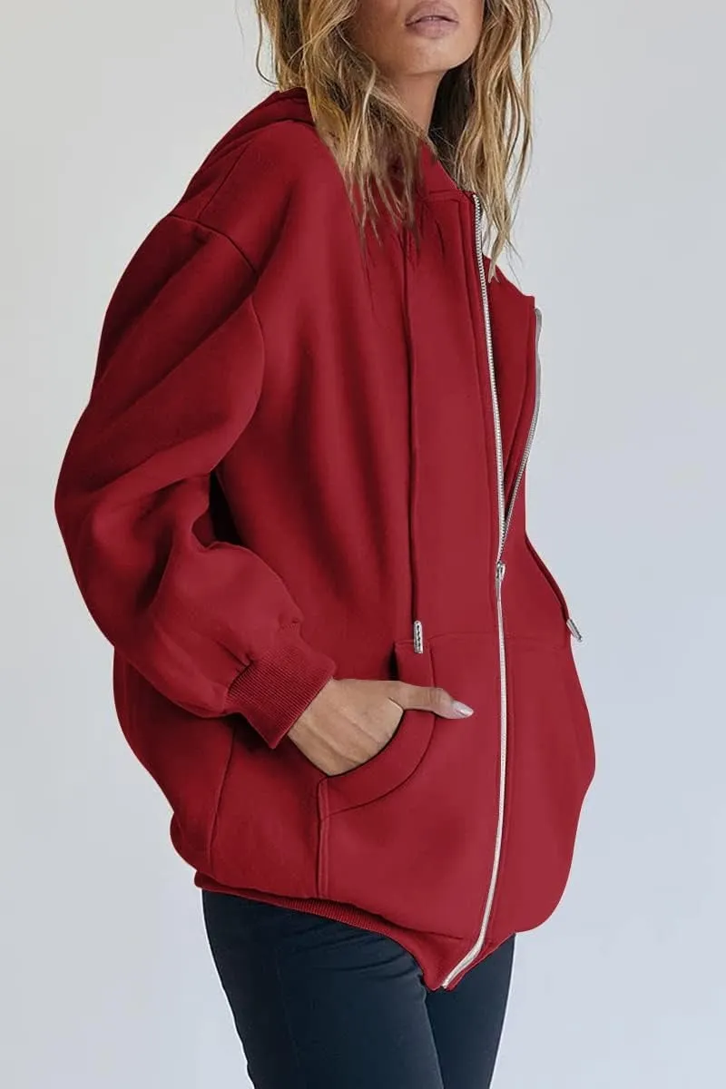 Women’s Teddy Coat – Warm & Cozy Winter Outerwear with Hood & Pockets – Casual, Stylish, Micro-Elastic Fleece Jacket for Cold Weather – Perfect for Street, Vacation, Weekend Wear