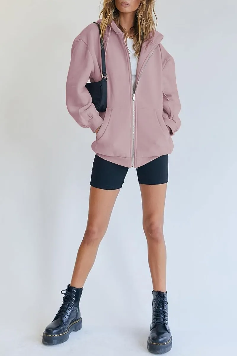 Women’s Teddy Coat – Warm & Cozy Winter Outerwear with Hood & Pockets – Casual, Stylish, Micro-Elastic Fleece Jacket for Cold Weather – Perfect for Street, Vacation, Weekend Wear