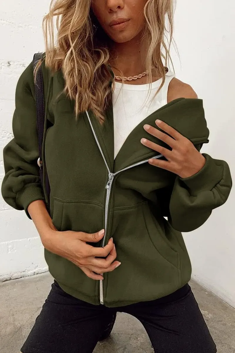 Women’s Teddy Coat – Warm & Cozy Winter Outerwear with Hood & Pockets – Casual, Stylish, Micro-Elastic Fleece Jacket for Cold Weather – Perfect for Street, Vacation, Weekend Wear
