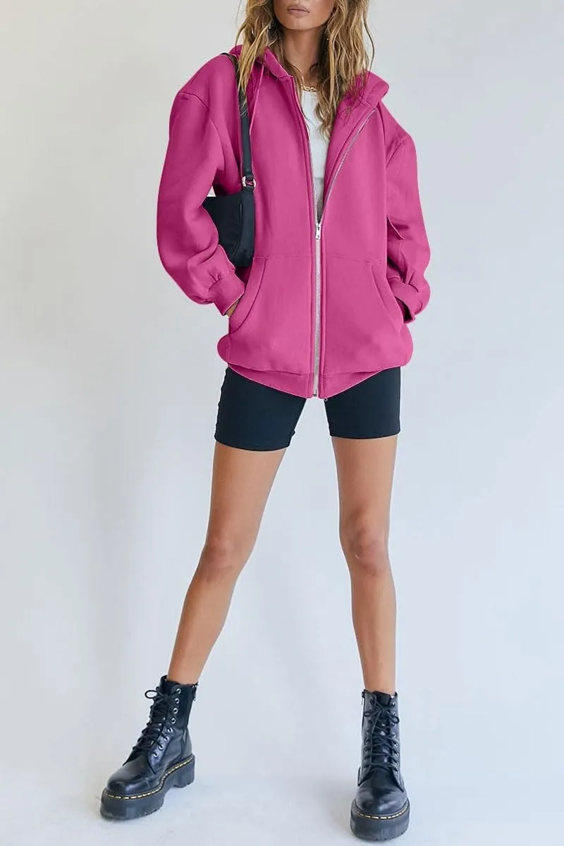 Women’s Teddy Coat – Warm & Cozy Winter Outerwear with Hood & Pockets – Casual, Stylish, Micro-Elastic Fleece Jacket for Cold Weather – Perfect for Street, Vacation, Weekend Wear