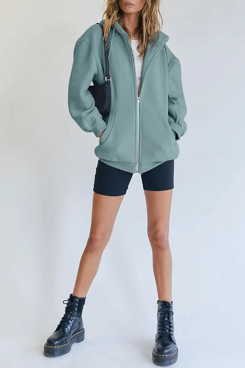 Women’s Teddy Coat – Warm & Cozy Winter Outerwear with Hood & Pockets – Casual, Stylish, Micro-Elastic Fleece Jacket for Cold Weather – Perfect for Street, Vacation, Weekend Wear
