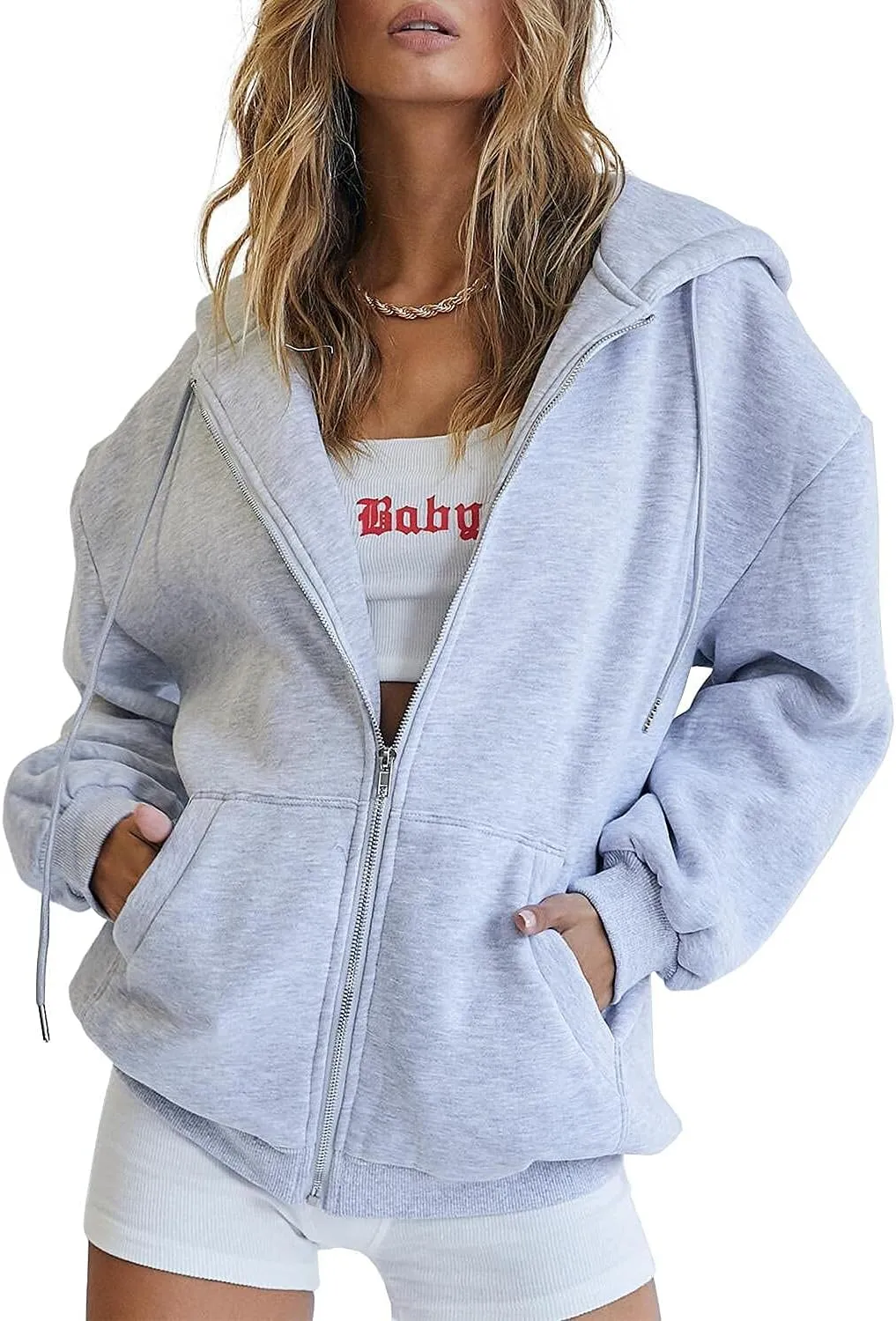 Women’s Teddy Coat – Warm & Cozy Winter Outerwear with Hood & Pockets – Casual, Stylish, Micro-Elastic Fleece Jacket for Cold Weather – Perfect for Street, Vacation, Weekend Wear