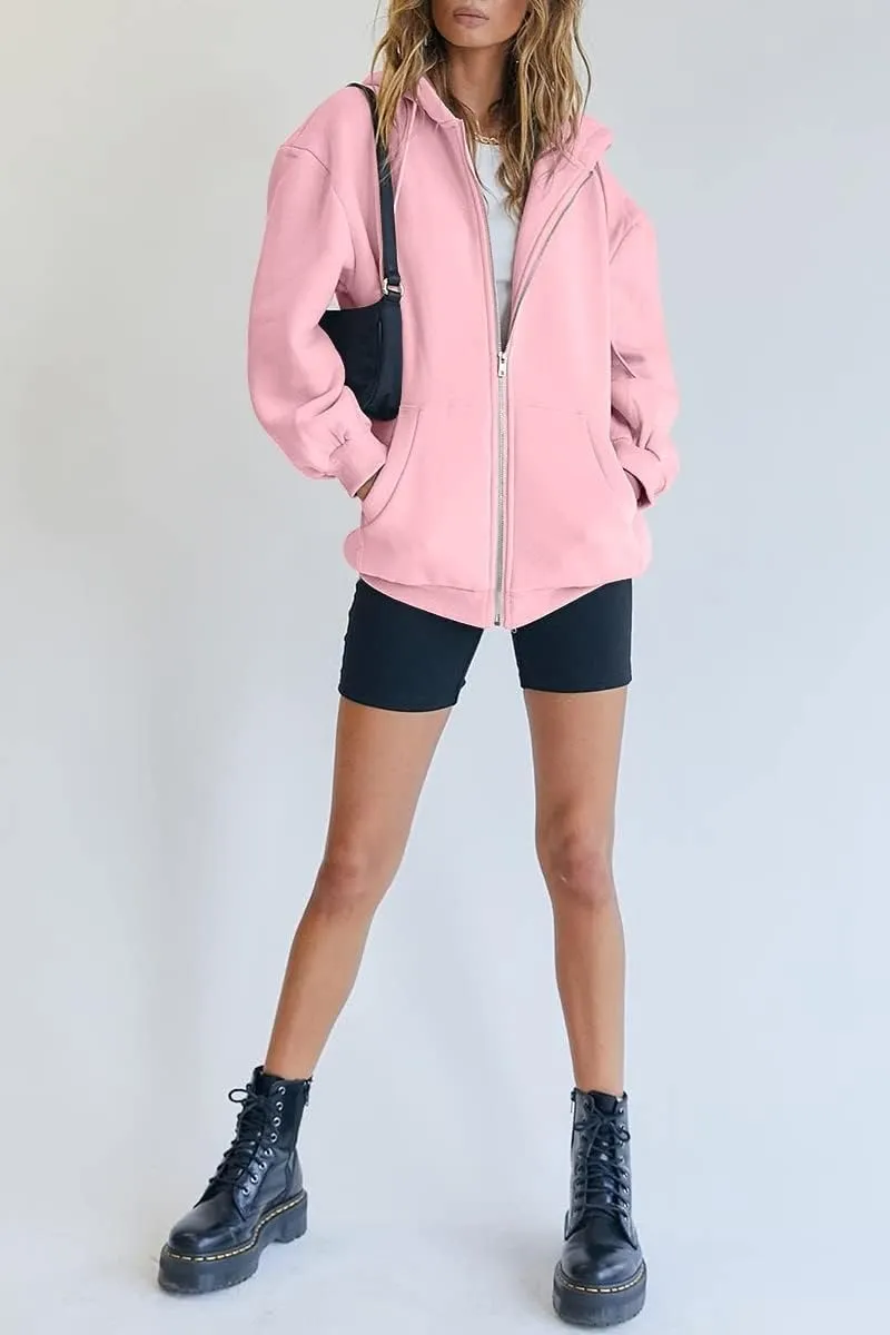 Women’s Teddy Coat – Warm & Cozy Winter Outerwear with Hood & Pockets – Casual, Stylish, Micro-Elastic Fleece Jacket for Cold Weather – Perfect for Street, Vacation, Weekend Wear