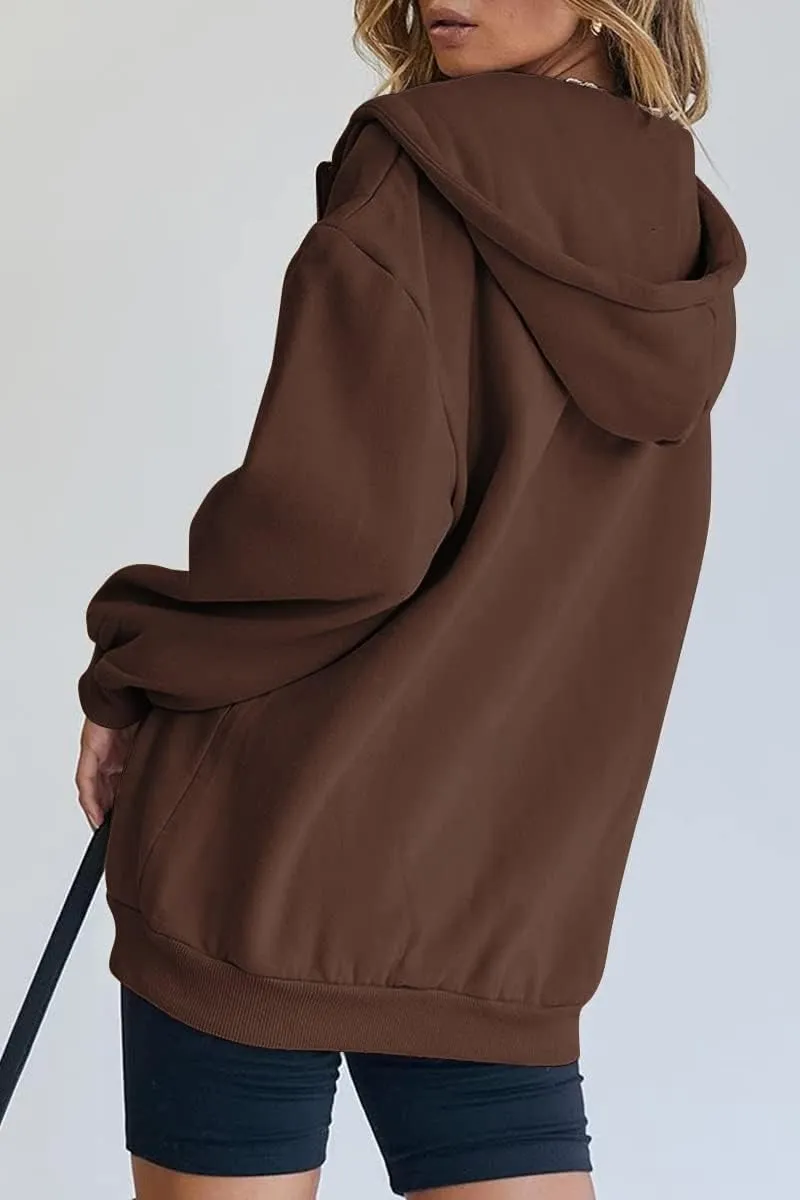 Women’s Teddy Coat – Warm & Cozy Winter Outerwear with Hood & Pockets – Casual, Stylish, Micro-Elastic Fleece Jacket for Cold Weather – Perfect for Street, Vacation, Weekend Wear